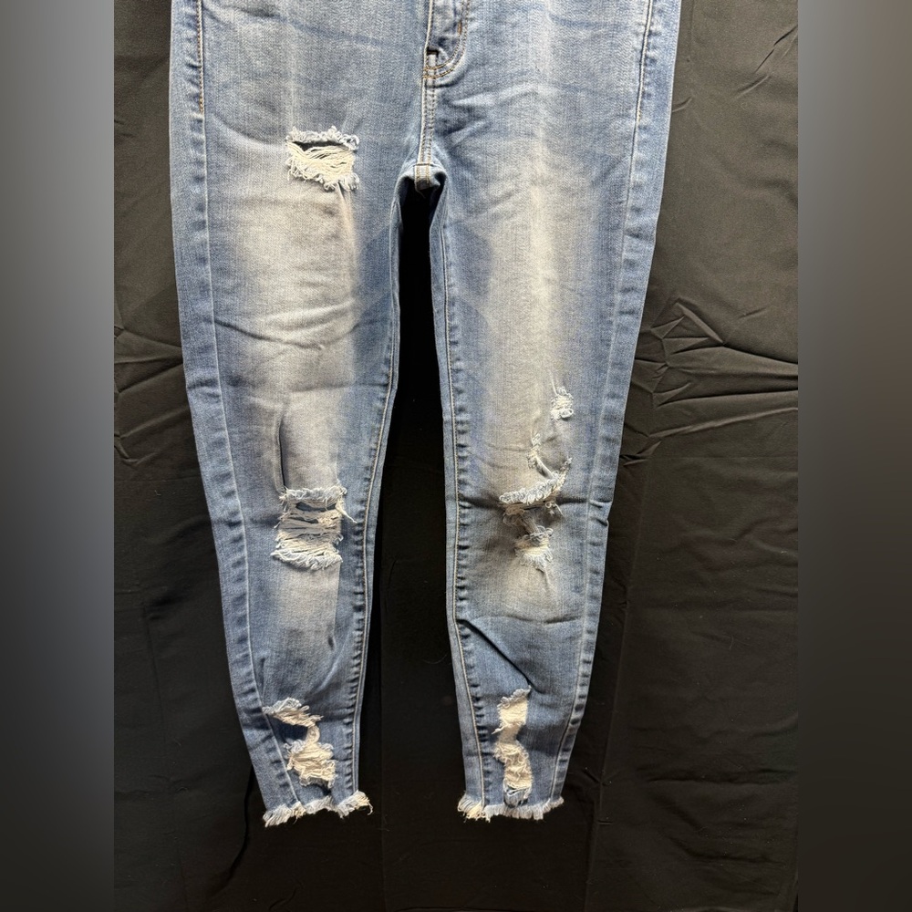 KanCan Light Blue Skinny Jeans sz 7 (10ax) - Picture 4 of 6